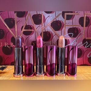 Urban Decay Naked Cherry limited edition lipstick trio FROM vault